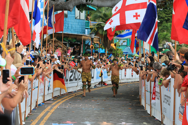 IRONMAN Triathlon Finish Line
