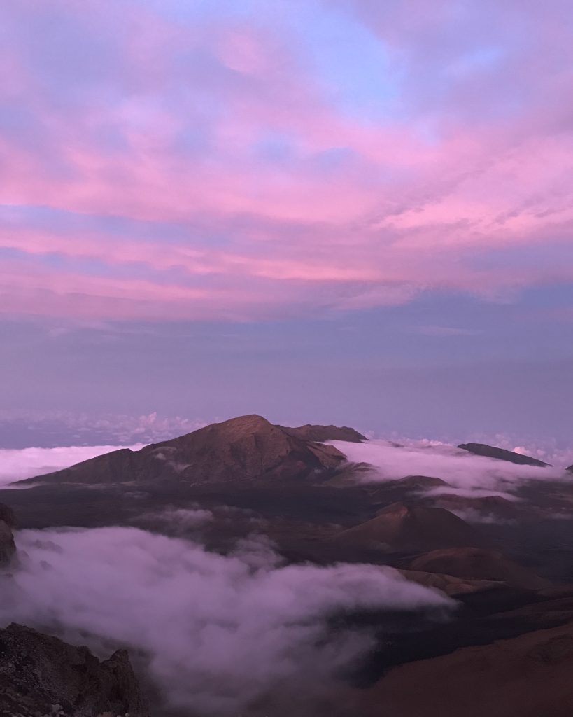 Haleakala at sunset